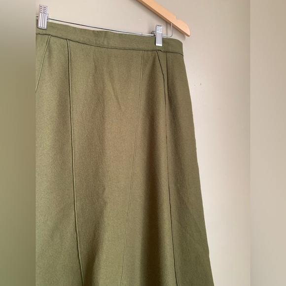 Harve benard wool blend skirt vintage dark academia classic midi vintage - Picture 4 of 7